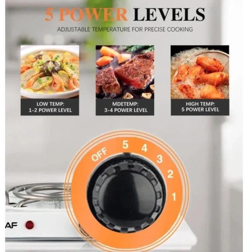 Electric Stove Price in Pakistan | Portable Infrared Hot Plate 1000W Fast Heating Single Burner