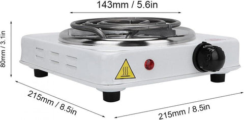 Electric Stove Price in Pakistan | Portable Infrared Hot Plate 1000W Fast Heating Single Burner